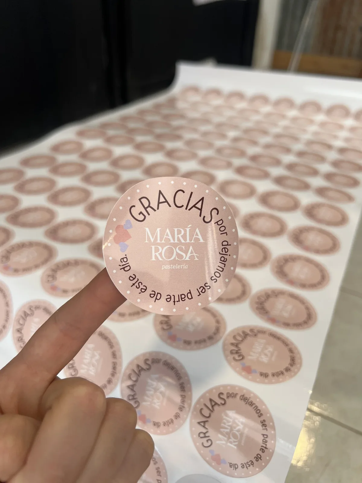 Calcos de vinilo troquelado