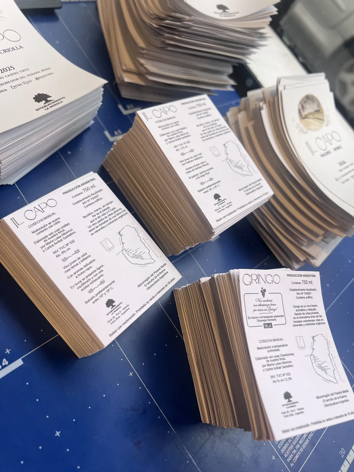Calcos de papel adhesivo