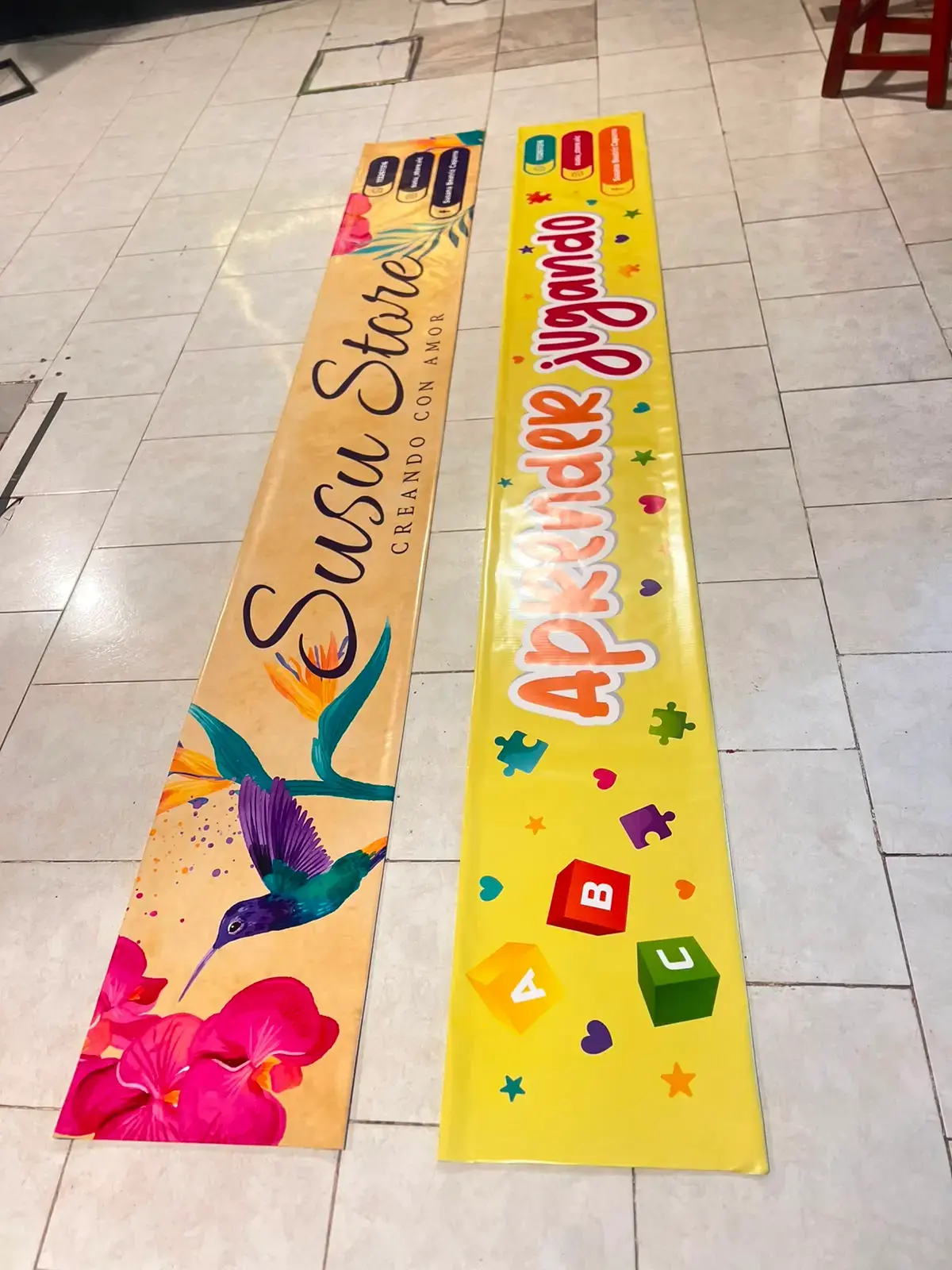 Banners impresos para comercio