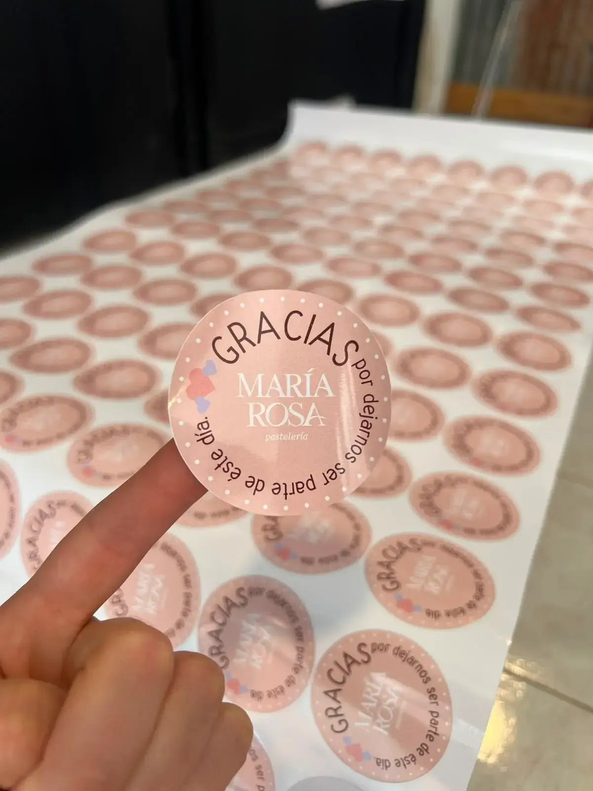 Calcos circulares personalizados