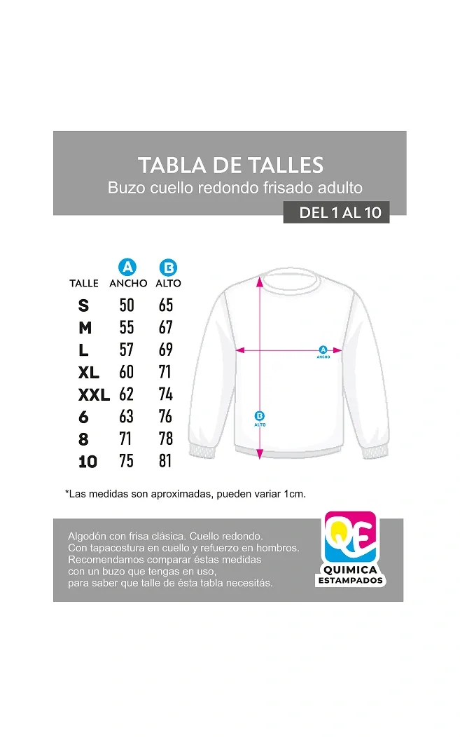Tabla de talles